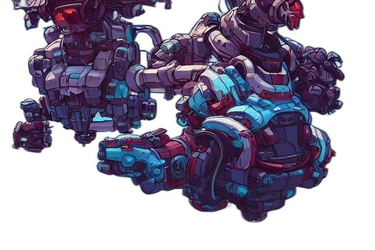 robot, weapon, car, concept art transparent PNG cut-out