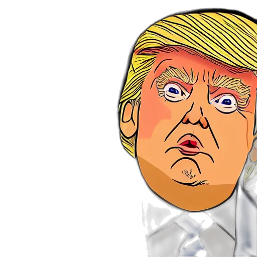mask, cartoon, illustration, donald transparent PNG cut-out