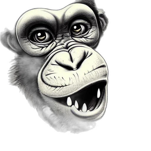 animal, face, creature, photorealistic transparent PNG cut-out