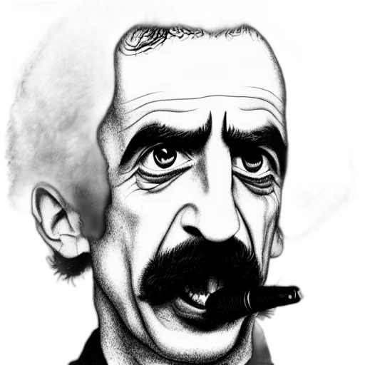 face, staff, cartoon, photorealistic transparent PNG cut-out