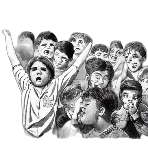 comic book art, pencil sketch, concept art, cartoon transparent PNG cut-out
