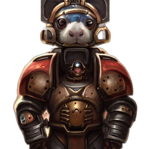 robot, animal, staff, weapon transparent PNG cut-out