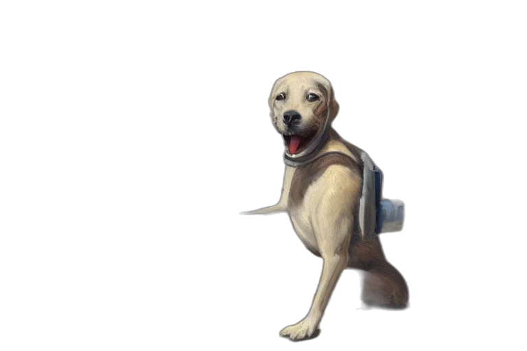 animal, creature, staff, photorealistic transparent PNG cut-out