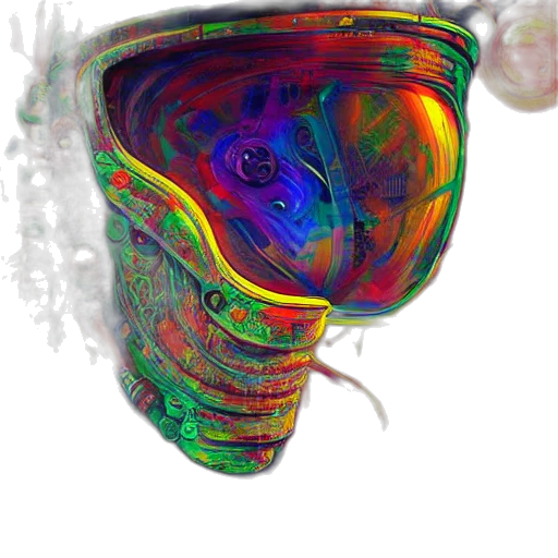 mask, crown, robot, face transparent PNG cut-out