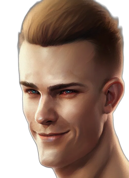 face, photorealistic, concept art, fantasy art transparent PNG cut-out