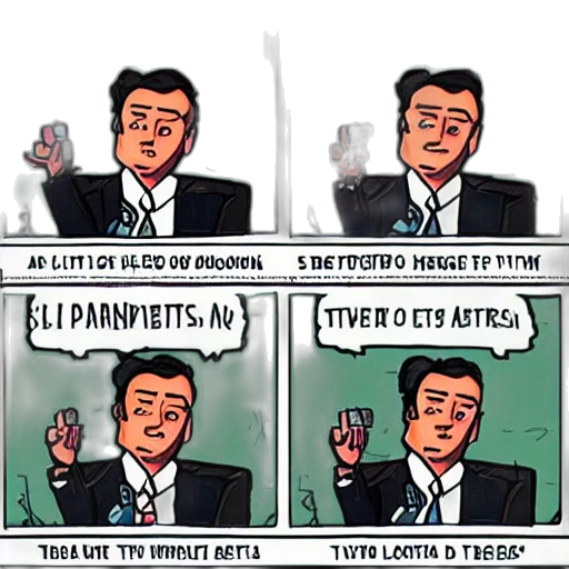 comic book art, cartoon, ben, shapiro transparent PNG cut-out