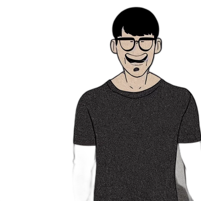 face, cartoon, concept art, anime transparent PNG cut-out