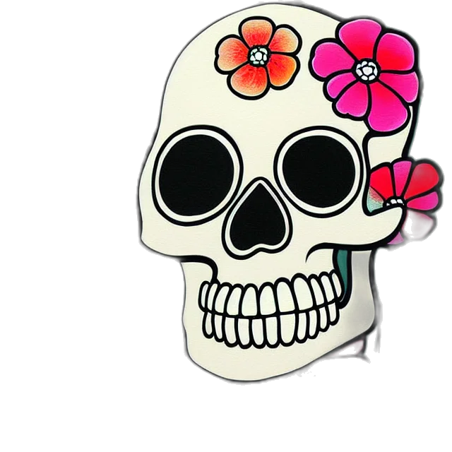 flower, jewelry, mask, face transparent PNG cut-out