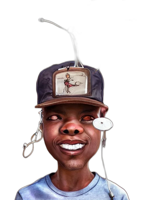 hat, face, mask, staff transparent PNG cut-out