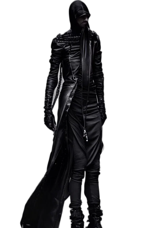 jacket, dress, mask, staff transparent PNG cut-out
