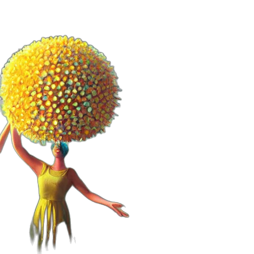 flower, creature, staff, umbrella transparent PNG cut-out