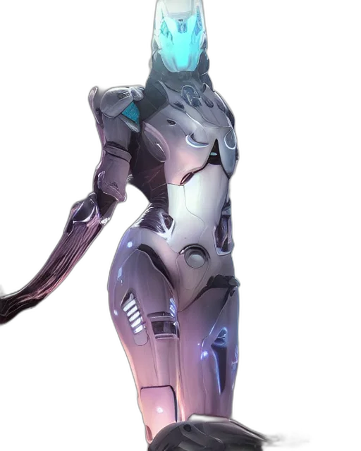robot, weapon, staff, sword transparent PNG cut-out