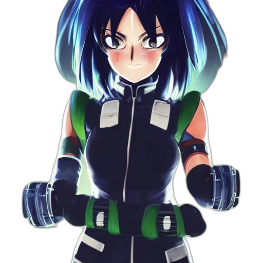 robot, weapon, jacket, anime transparent PNG cut-out