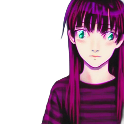face, creature, robot, hair transparent PNG cut-out