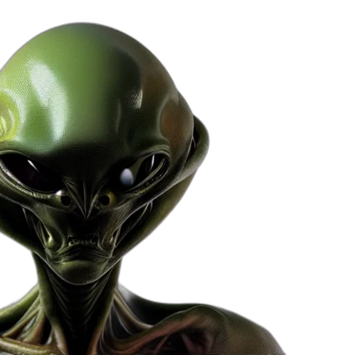 creature, 3d render, concept art, outer space transparent PNG cut-out