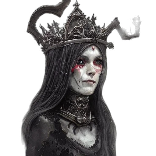 crown, mask, face, staff transparent PNG cut-out