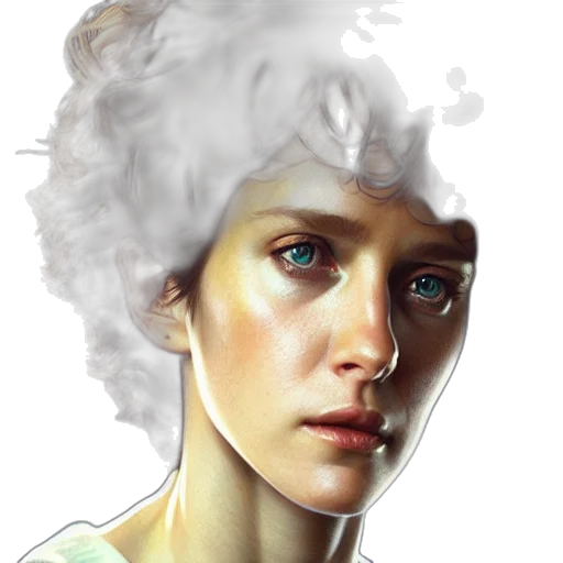 face, hair, crown, mask transparent PNG cut-out