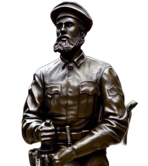 staff, hat, face, sword transparent PNG cut-out