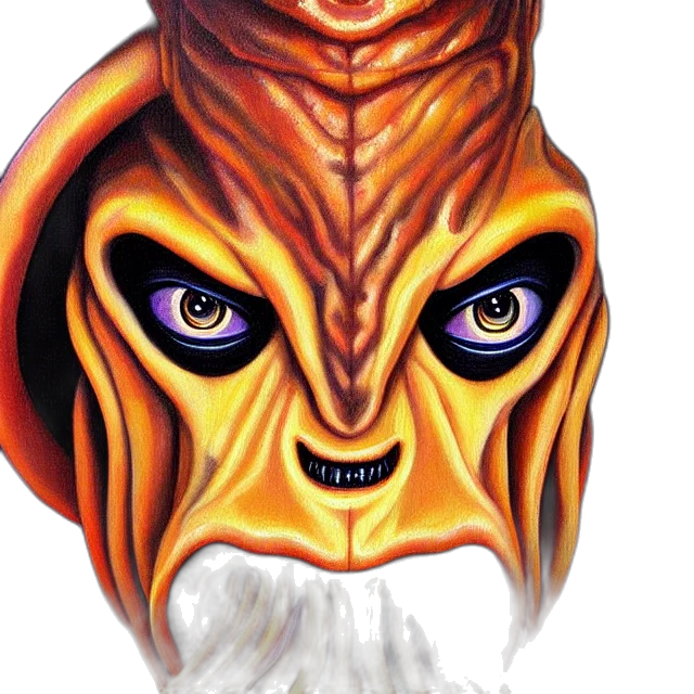 mask, face, creature, dragon transparent PNG cut-out