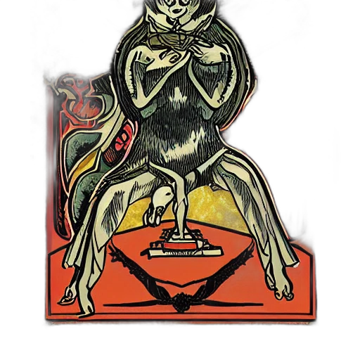 jewelry, crown, staff, creature transparent PNG cut-out