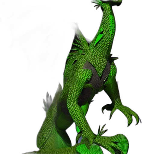 dragon, animal, creature, staff transparent PNG cut-out