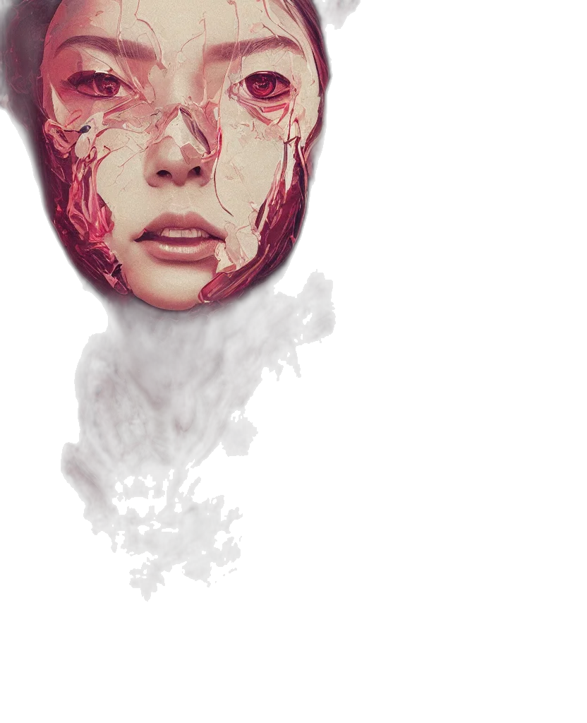 mask, face, bottle, creature transparent PNG cut-out