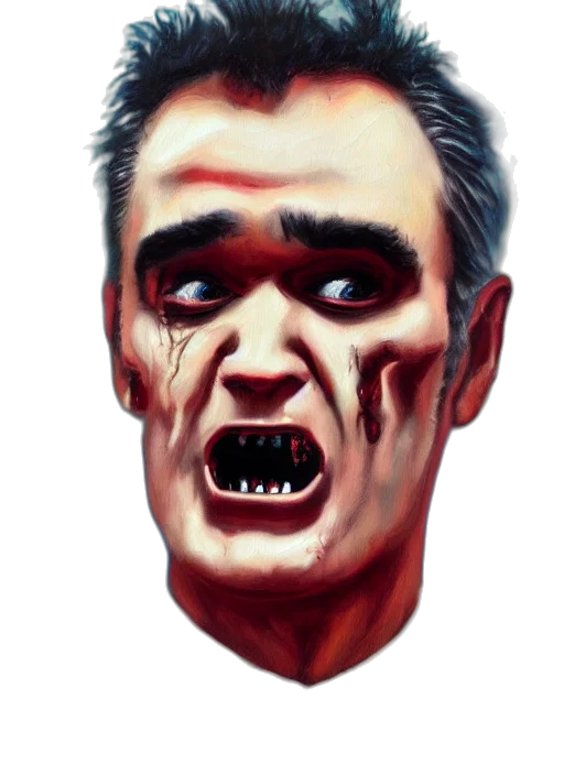 face, mask, creature, comic book art transparent PNG cut-out