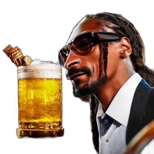 photorealistic, closeup, photograph, snoop transparent PNG cut-out