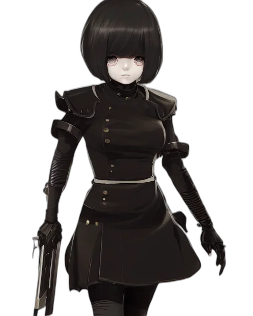 robot, staff, jacket, mask transparent PNG cut-out
