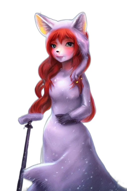 staff, dress, robot, hat transparent PNG cut-out