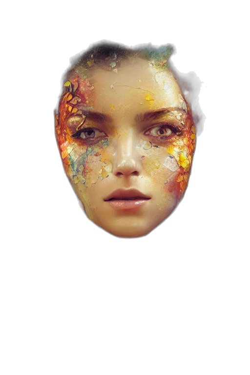 mask, face, crown, jewelry transparent PNG cut-out