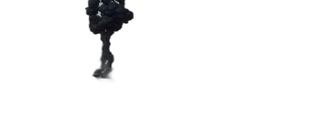 weapon, hair, mask, jacket transparent PNG cut-out