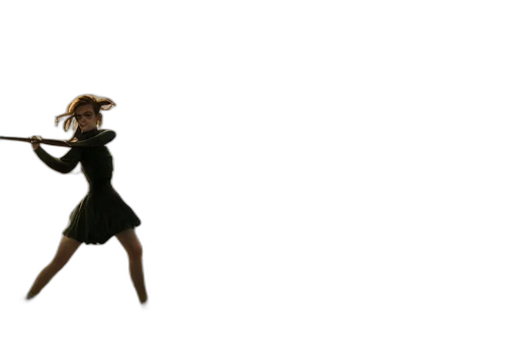 staff, dress, hat, umbrella transparent PNG cut-out