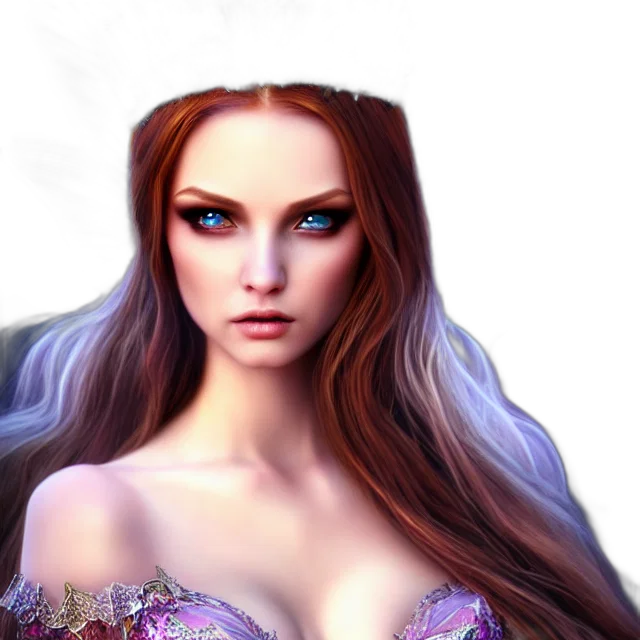 dress, fantasy art, photorealistic, 3d render transparent PNG cut-out
