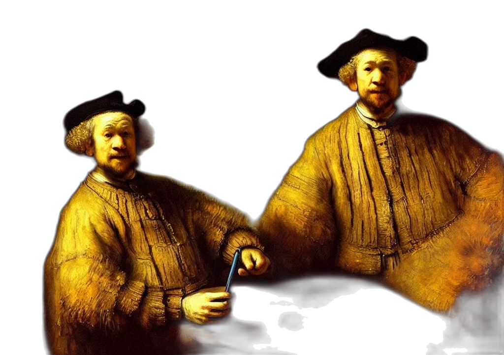 staff, hat, oil painting, concept art transparent PNG cut-out