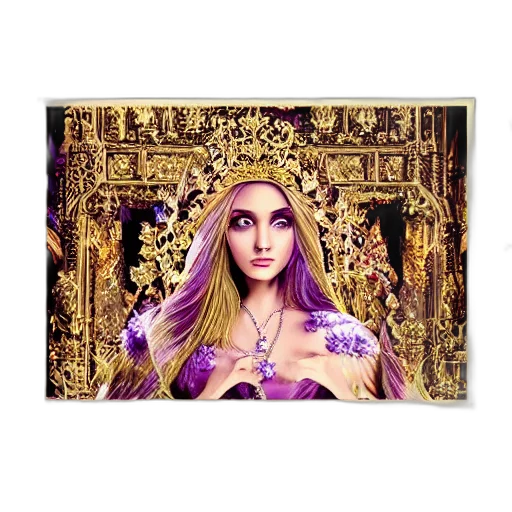 jewelry, crown, fantasy art, photorealistic transparent PNG cut-out