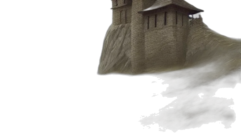 dragon, building, sword, weapon transparent PNG cut-out