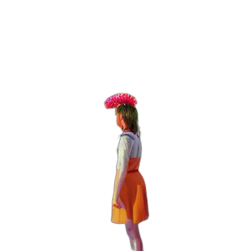 dress, crown, flower, hat transparent PNG cut-out