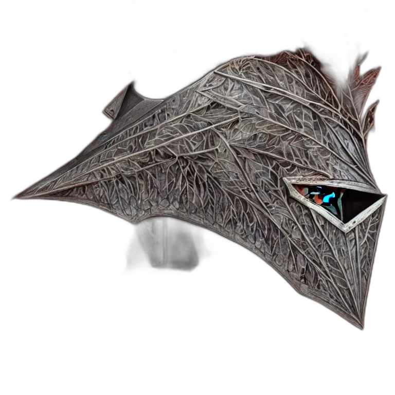 mask, umbrella, hat, creature transparent PNG cut-out