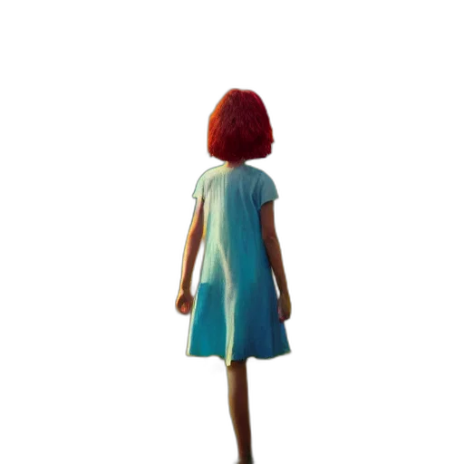 dress, robot, hair, jacket transparent PNG cut-out