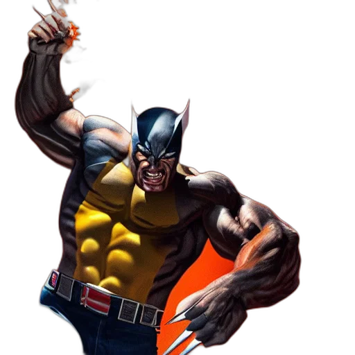 comic book art, concept art, 3d render, photorealistic transparent PNG cut-out
