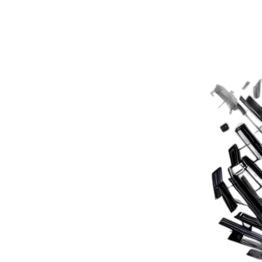 robot, hair, weapon, sword transparent PNG cut-out