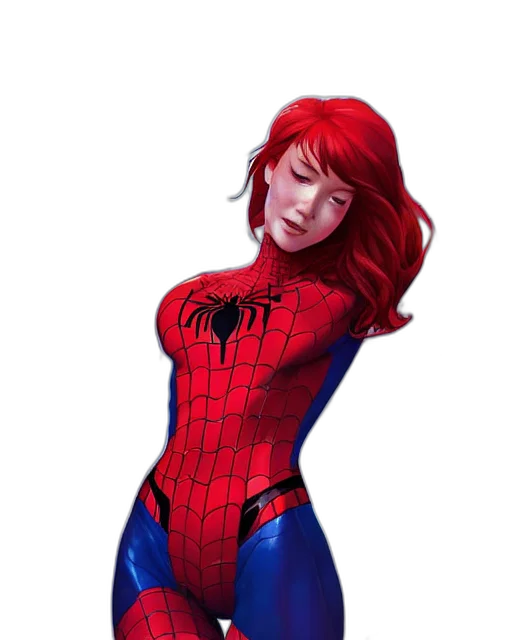 dress, comic book art, concept art, 3d render transparent PNG cut-out
