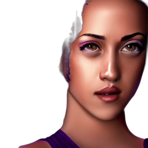 face, robot, photorealistic, fantasy art transparent PNG cut-out