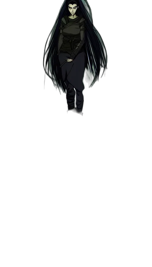 hair, creature, staff, animal transparent PNG cut-out