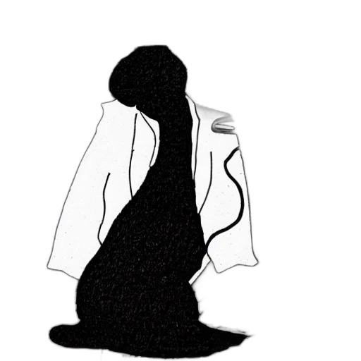 dress, jacket, hair, hat transparent PNG cut-out