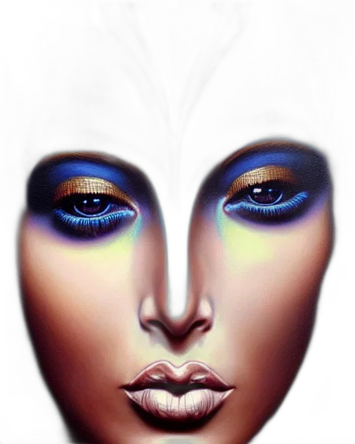 face, mask, jewelry, photorealistic transparent PNG cut-out