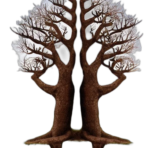 tree, crown, hair, furniture transparent PNG cut-out