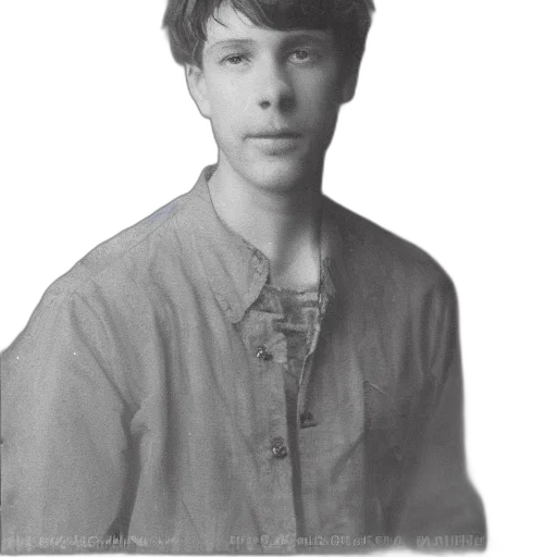 face, jacket, staff, hair transparent PNG cut-out