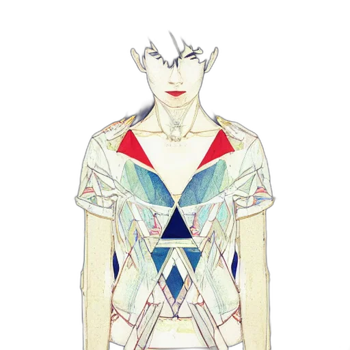 jacket, dress, jewelry, mask transparent PNG cut-out